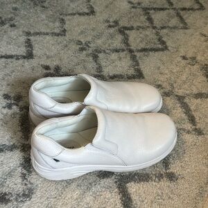 Nurse Mates white shoes leather